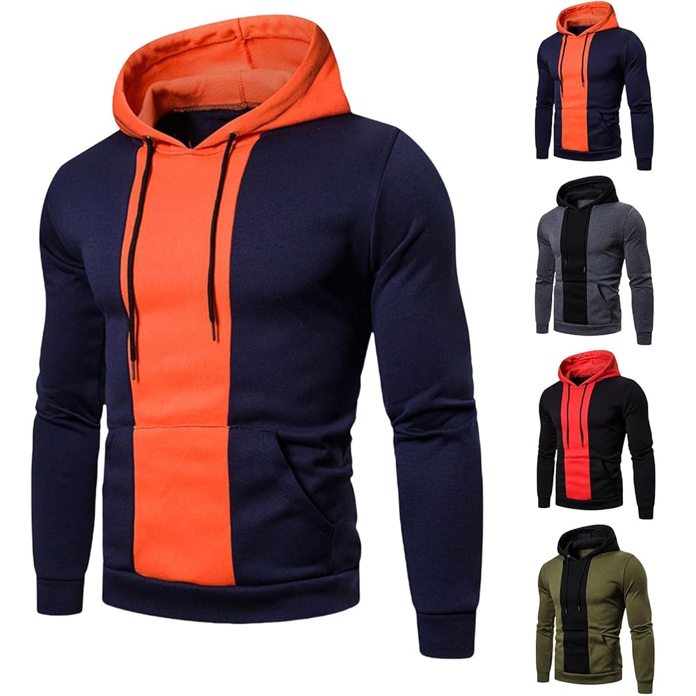 Sweatshirts for Men Hipster Hip Hop Hoodie Button Down